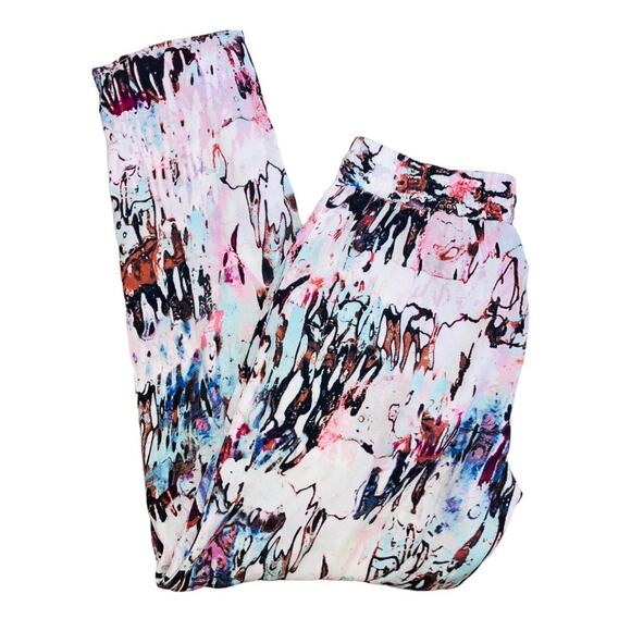 French Connection Colorful Viscose Jogger Style Pants Small - Picture 1 of 5